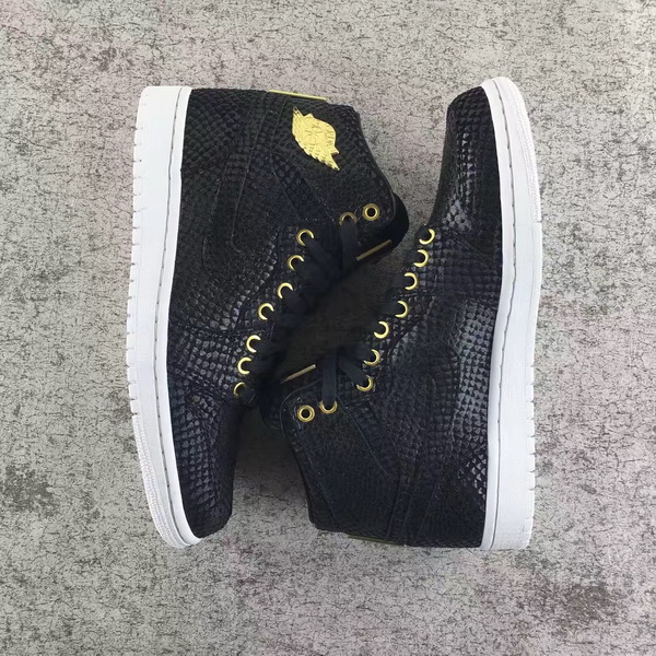 Authentic Air Jordan 1 Pinnacle Black